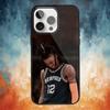 Custodia per Telefono da Basket J-Ja Morant 12 Per iPhone17,16,15,14,13,12,11 Plus,Pro Max Ricarica Wireless Magnetica Magsafe