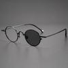 2022 Ultralight Retro Small Round Frame Pure Titanium Glasses Brand Design Photochromic Anti-Blue Light Reading Glasses For Men