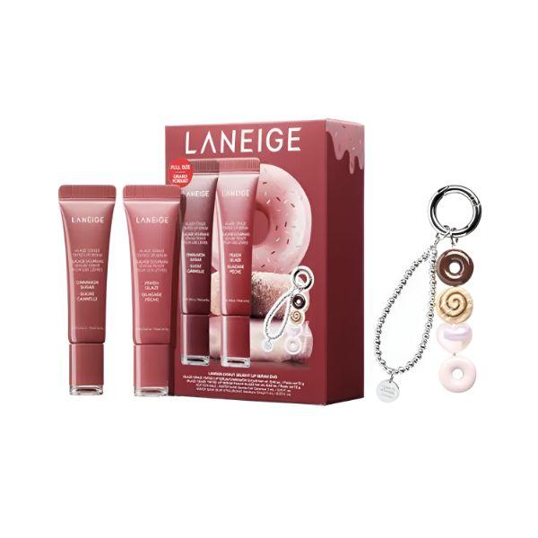 

Laneige Donut Delight Lip Serum Duo Hydrating Glossy Lip Care Set 12g x2