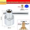 Universal Single Cold Faucet Handle & Angle Valve Set for Kitchen/Bathroom