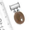 925 Sterling Silver Pendant Women Gemstone Handmade Jewelry Anniversary Gift Malachite Moonstone Rose Quartz Red Stone Smoky Topaz Tiger Eye Solitaire
