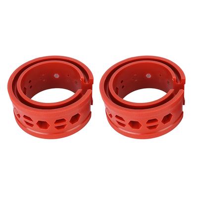 2Pcs Set SEBS Red Car Shocks Struts Damper Glue Buffer Springs Auto Maintenance Tool (A)
