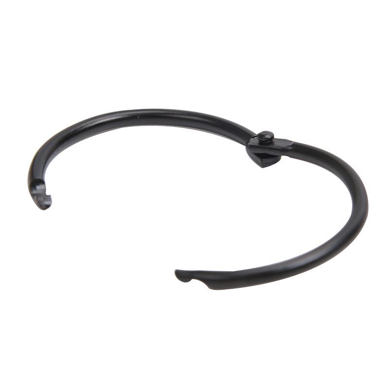 

Среднее открывающееся кольцо для штор, карточек, книг и календарей 76mm Wire 3.7