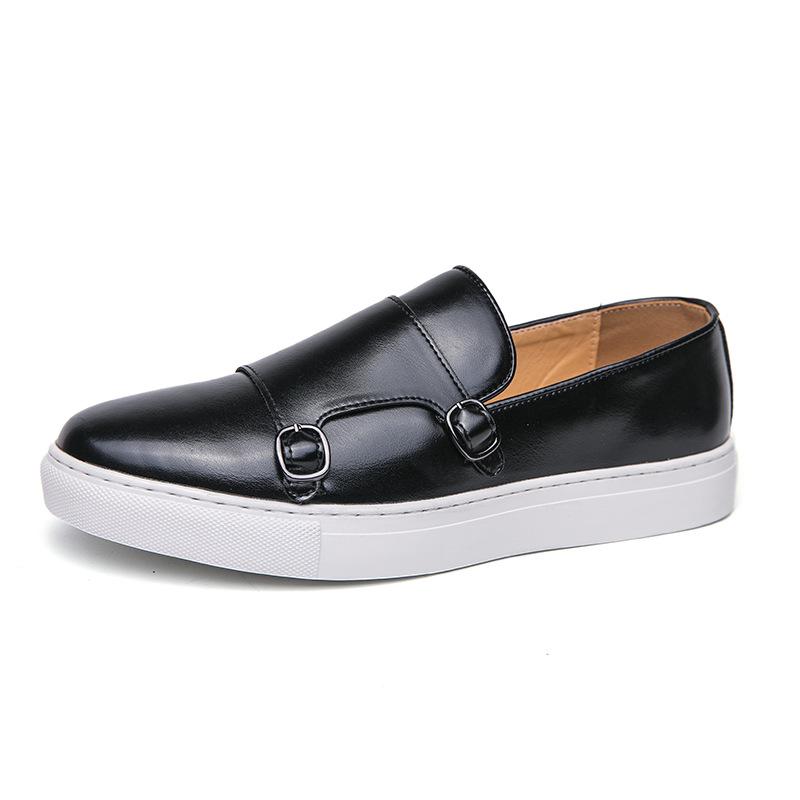 Leather Shoes Men's Business Casual Board Shoes British Loafers Fashion Versatile Men's Shoes