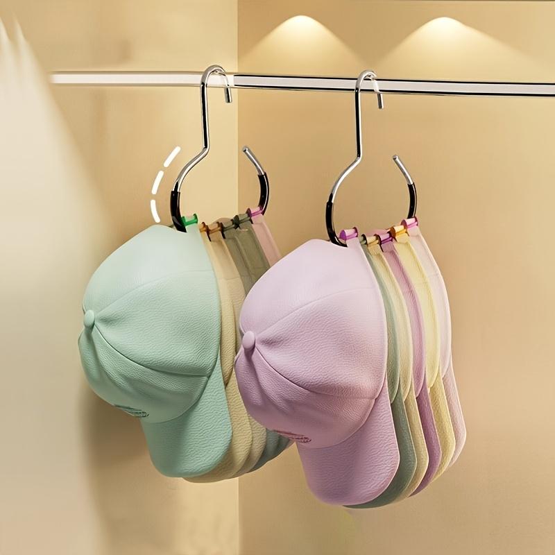4pcs Metal Hat Hook,Suitable for Hanging Hats, Wardrobes And Outdoor Use,Portable Hanging Solution, Suitable for Bedroom, Kitchen, Living Room