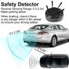 Car Parking Sensor Backup Radar Reversing Assistance Aid Kit with Audio Buzzer Alarm Parking Radar System Car Parking Sensors