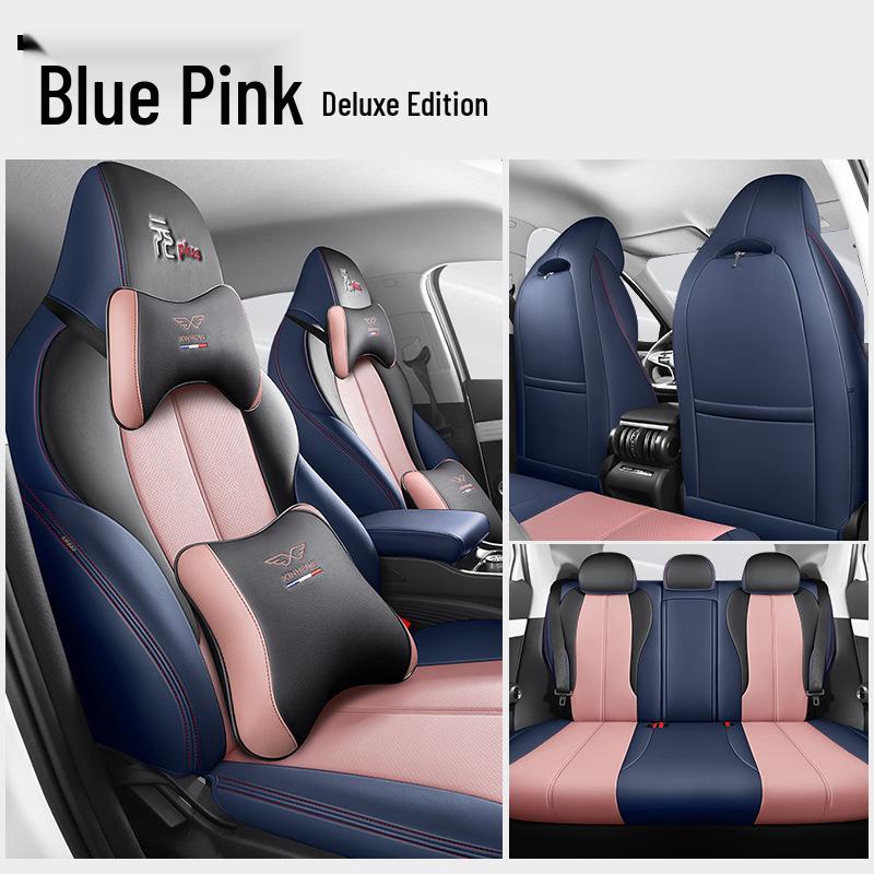 BYD Yuan Plus All-Season Leather Car Seat Covers, Full Wrap for Five Seats