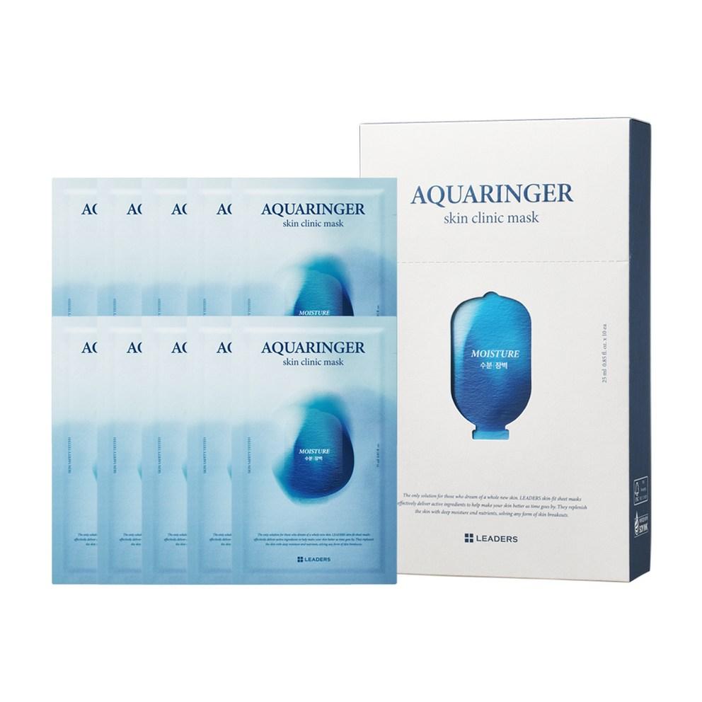 Leaders Aquaringer Skin Clinic Mask 25ml, 10 Sheets, 1 Pack