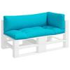 Pallet Cushions 3 Pcs Turquoise Oxford Fabric