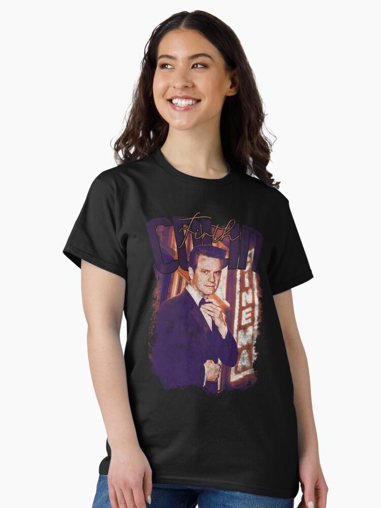 Kingsman Colin Firth Vintage Cinema Retro Style Graphic Art Classic T-Shirt