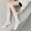 Simple Pearl Knee High Socks Cotton Calf Socks Sweet Knee High Stockings Lolitas Princess Socks for Womens Girls Gifts