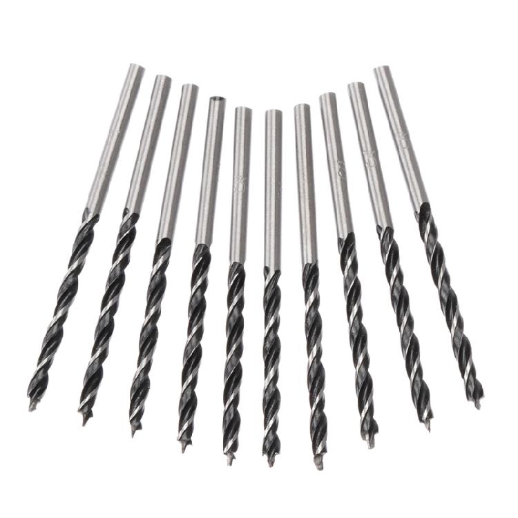 

10Pcs High Carbon Steel Woodworking Twist Drill Bit Wood Drills Woodworking 1