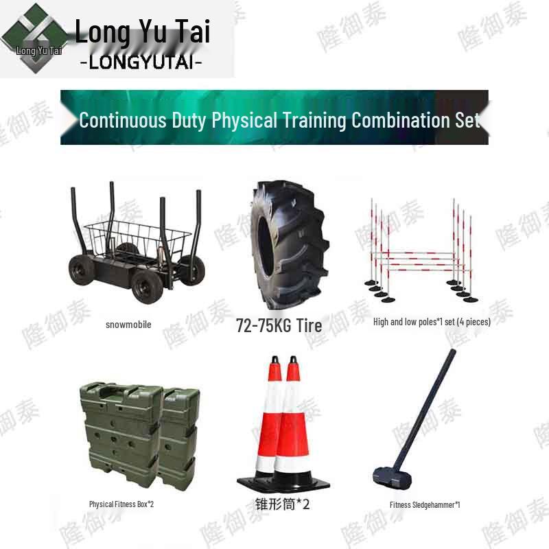 Double Resistance Training Sled with 15kg Sledgehammer