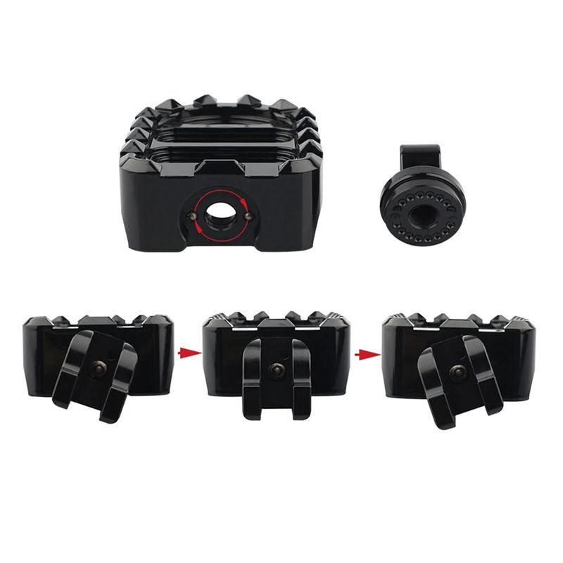 Rotating Front Footpegs Foot Pegs For Live Wire Sportster S Breakout FXBR 107 FXBRS 114 Deluxe FLDE FXDR FXDR 114 Parts A