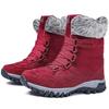 Plus Size Women's High-Top Snow Boots – Autumn/Winter Bestseller, Velvet Lined and Warm.