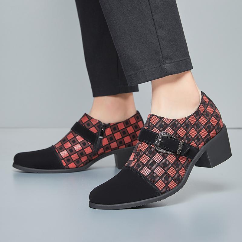 Mode Erhöhen 5.8CM High Heels Herren Formelle Schuhe Designer Luxus Business Lederschuhe Herren Oxfords Spitz Brautschuhe Mann