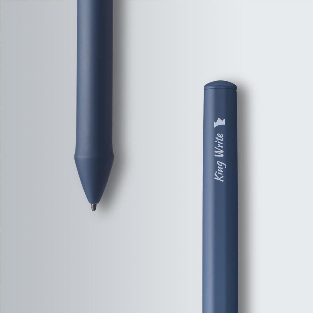 King Write SY05 Black EMR Stylus Pen for Galaxy Note Fujitsu Quaderno High Up to 4096 Pressure Palm and Eraser Function (Gen.2/Gen.3C) - Accuracy,