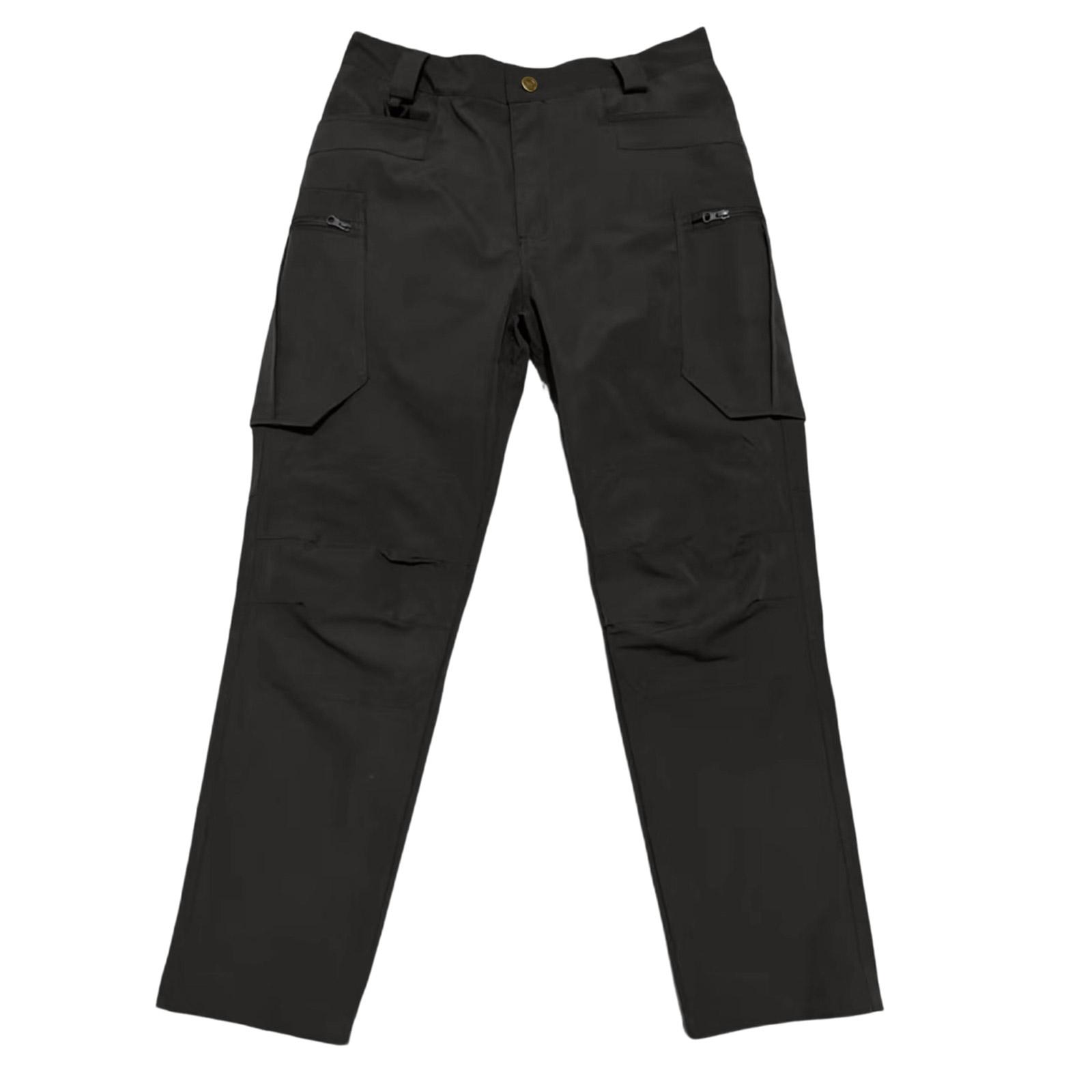 

Мужские льняные брюки Four Seasons Thin Breathable Cargo Multi-pocket Loose Casual Wide Leg L