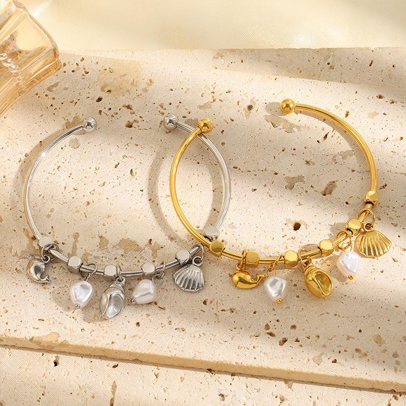 Beach Style Open Mother-of-pearl Accessories Light Luxury Diy Versatile Bracelet