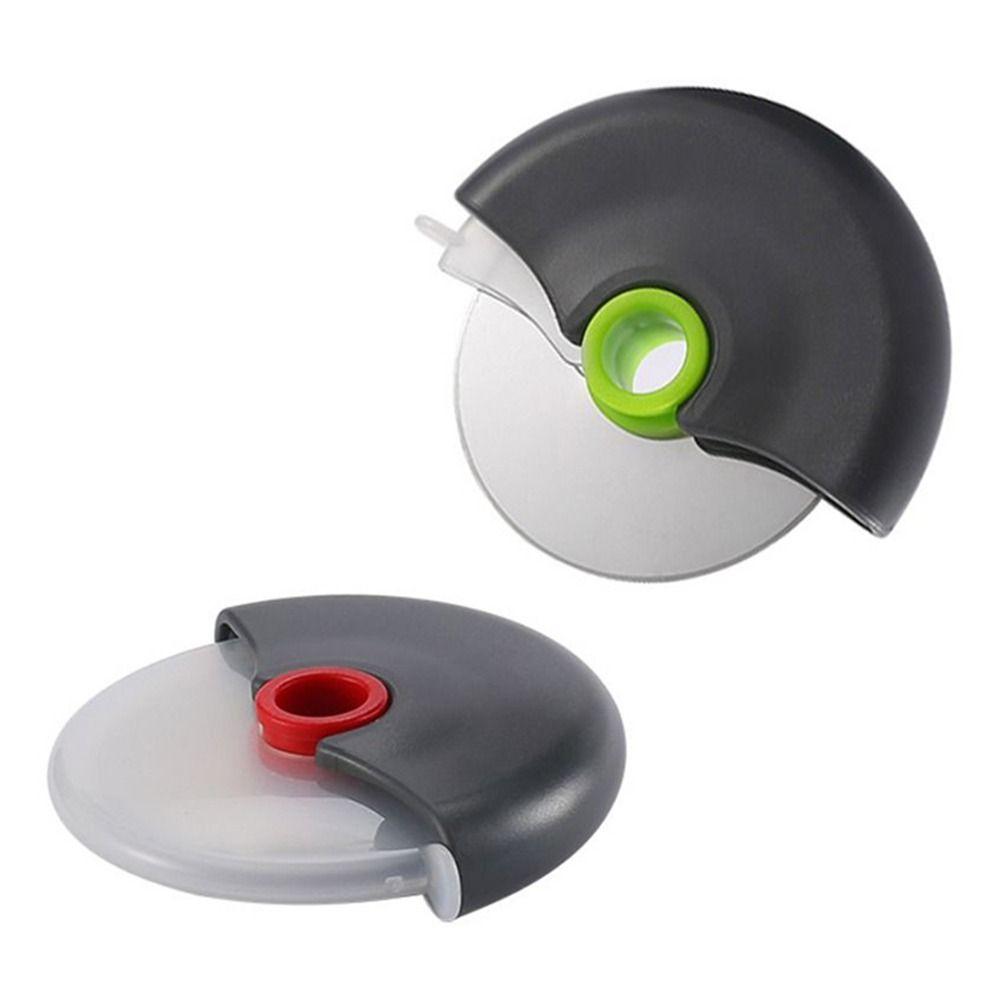

Round Wheel Pizza Cutter Stainless Steel Pizza Rocker Baking Accessories Dough Slicer Cake