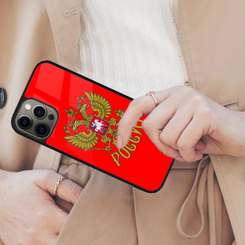 Russia Russian Coat Of Arms Magnetic Phone Case For APPLE iPhone 17 Air 16 14 13 12 Pro Max 15 Plus Wireless MagSafe Cover
