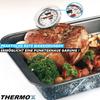 THERMOX Meat Thermometer Grill Steak Roast Oven Thermometer Stainless Steel
