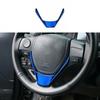 For 2014-2018 Toyota Corolla Blue Titanium Console Steering Wheel Cover Trim