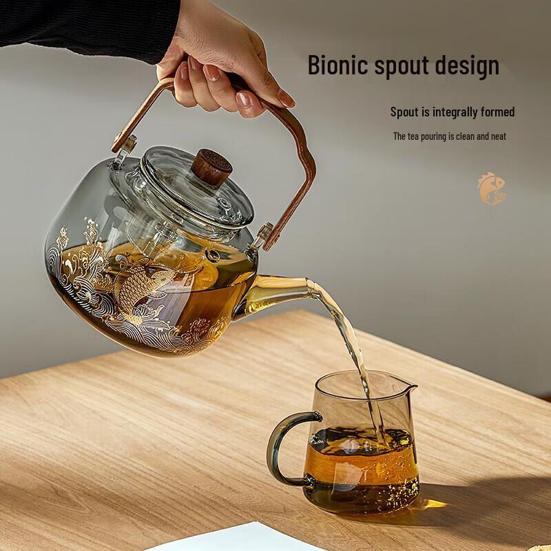 YIHUTEA High-Temperature Glass Tea Kettle