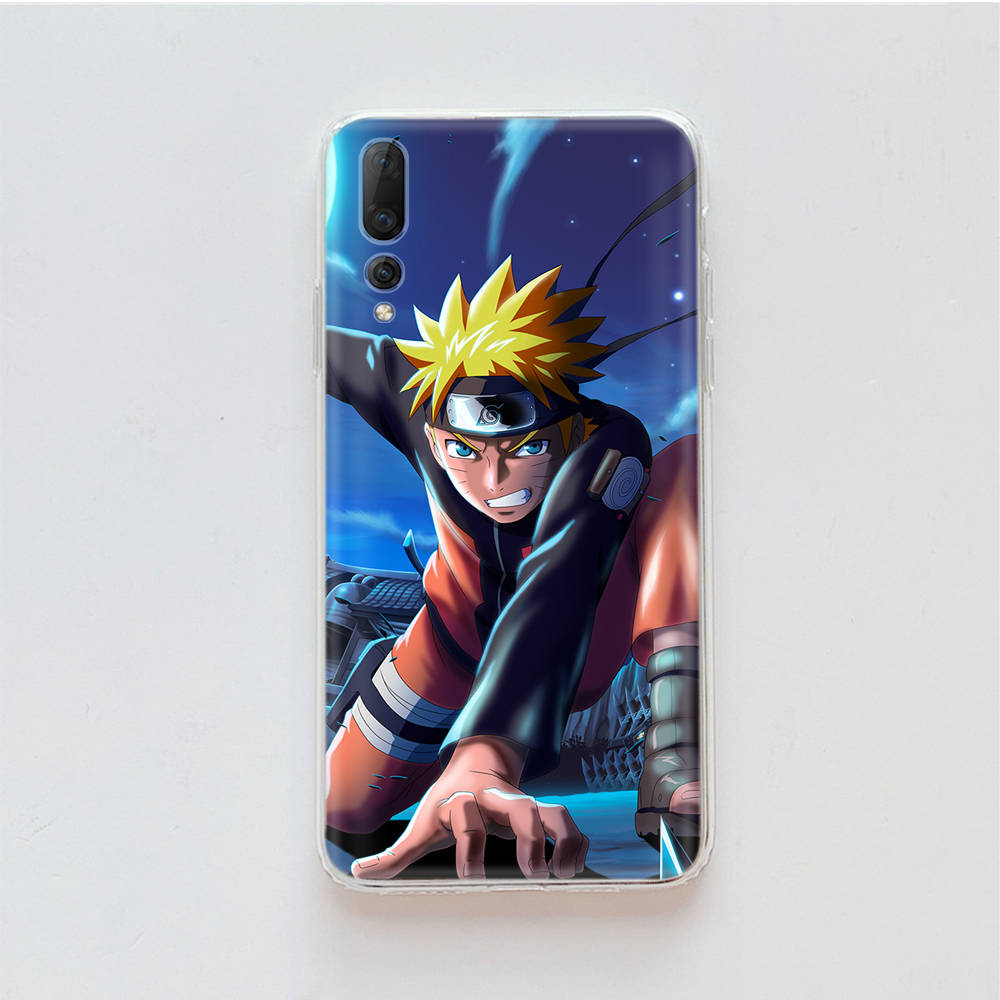 Transparent Case for Samsung A04 A14 A23 M33 M53 Realme 10 9 C35 C55 VIVO X80 Infinix Hot 30 Note 11 Tecno Spark 8P Pro W-72 Naruto