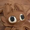Sheepskin Handmade Leather Cute Dragon Bag Charm KeyChain Gift Cute Decoration Suitable For Bags Exquisite Charm Bag Accessories