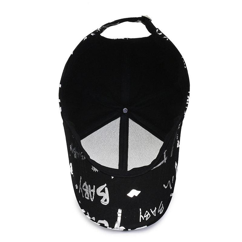 Graffiti Alphabet Baseball Hat Men's and Women's Versatile Sunshade Casual Cap Outdoor Couple Hip Hat Travel