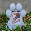 Fotorahmen Haustier Grabstein Harz Hund Opfergrabstein Tier Grab Gedenkstein Gedenkgeschenk