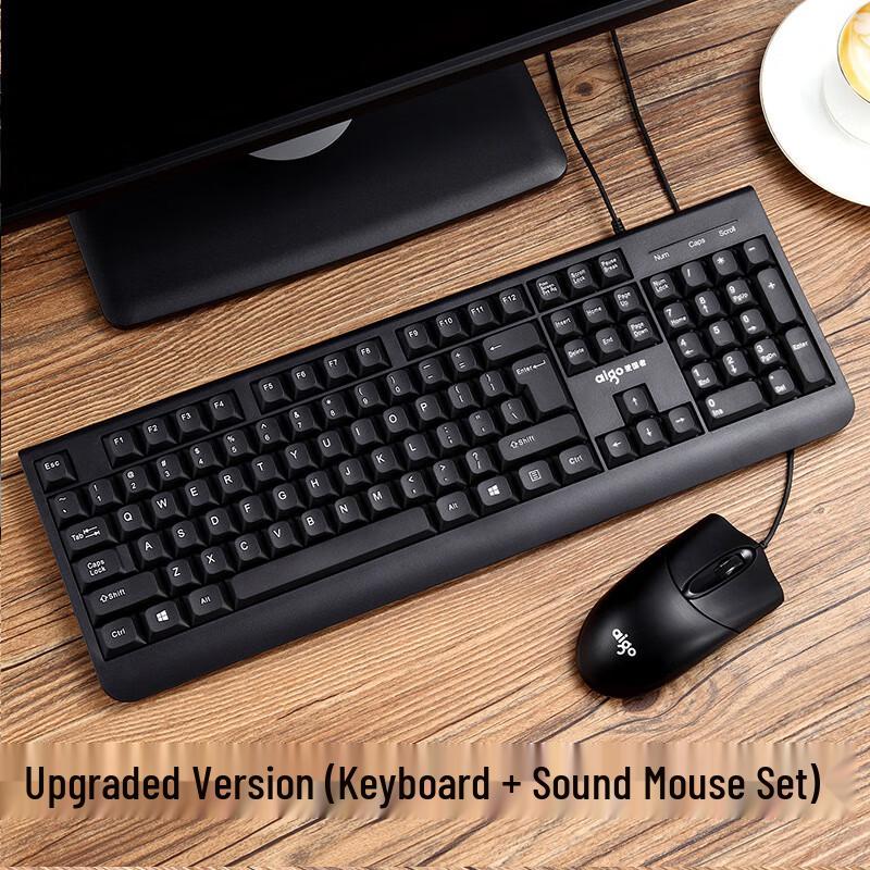 

You Shi Upgraded Wired Mechanical Keyboard and Mouse Combo for Gaming and Office