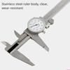 Industrial 8Inch Stainless Steel Dials Caliper Vernier Caliper Featuring Black Markings For Improved Readability