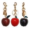 Czerwona Żywica Wisiorek Jabłko Brelok - Luksusowy Dodatek