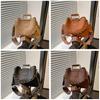 Womens Pu Small Square Handbag With Magnetic Closure For Daily Commuting And Street Style Fashion