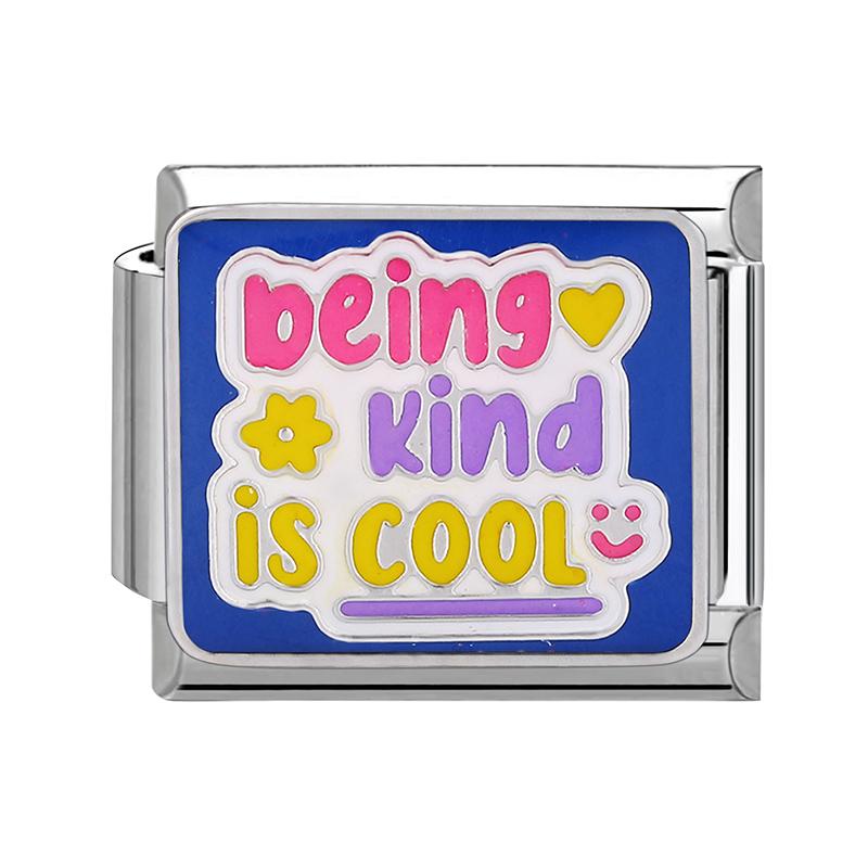 Blue Night Starry Sky Moon Star Cats Dog Heart Butterfly Italian Charm Links Fit 9mm Stainless Steel Bracelet Women DIY Making