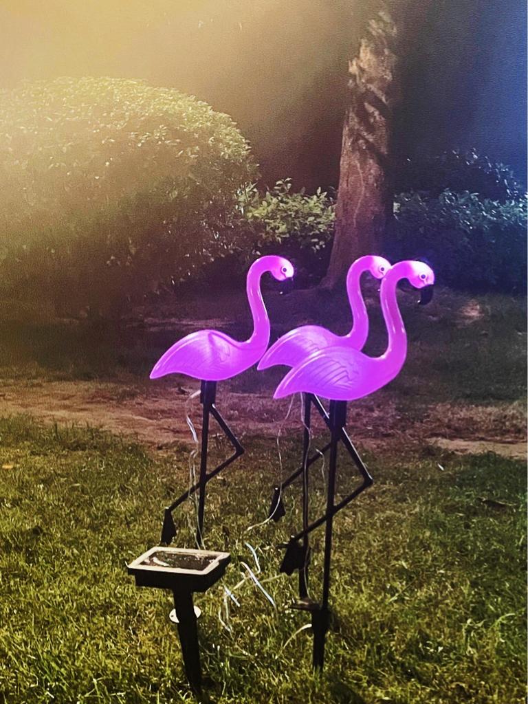 Cross-Border Solar Flamingo Light: Outdoor Garden Villa Lawn Decoration