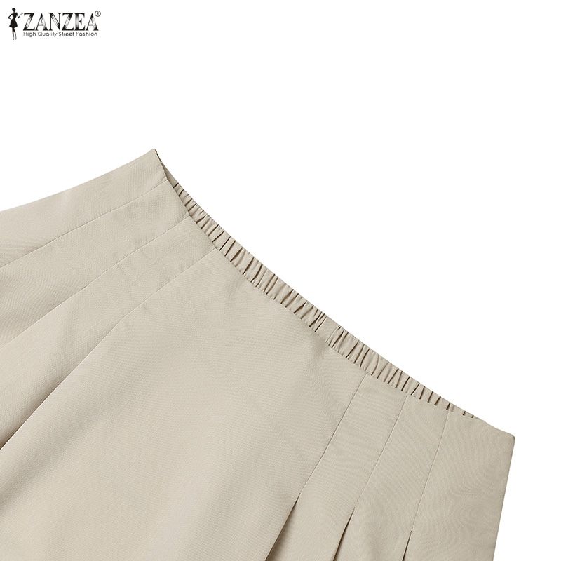 ZANZEA Dámské ležérní letní sukně s elastickým pasem