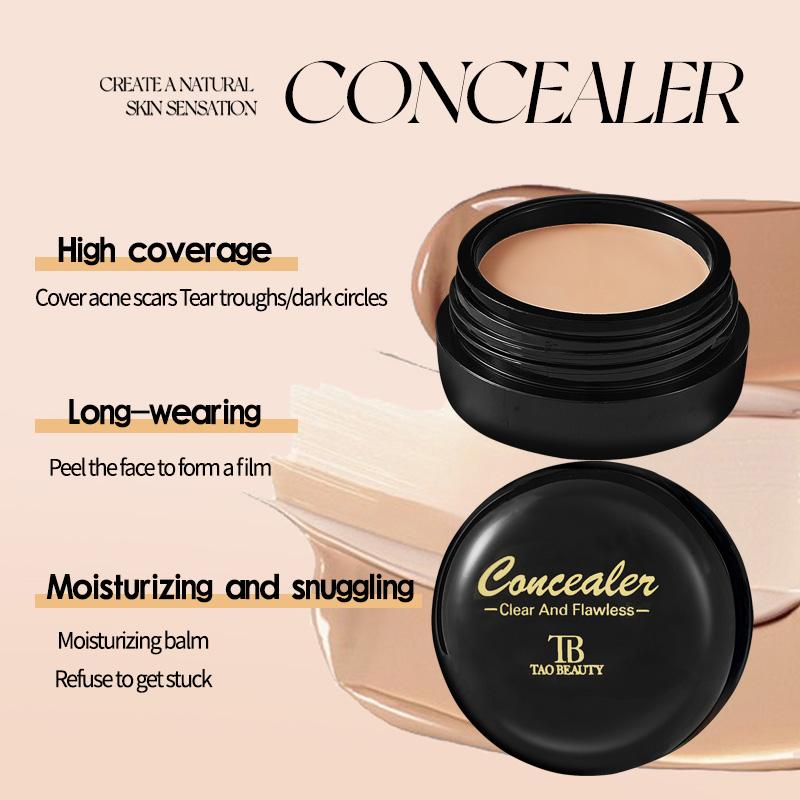 Concealer, freckles, covering spots, foundation cream, dark circles, acne marks, waterproof face