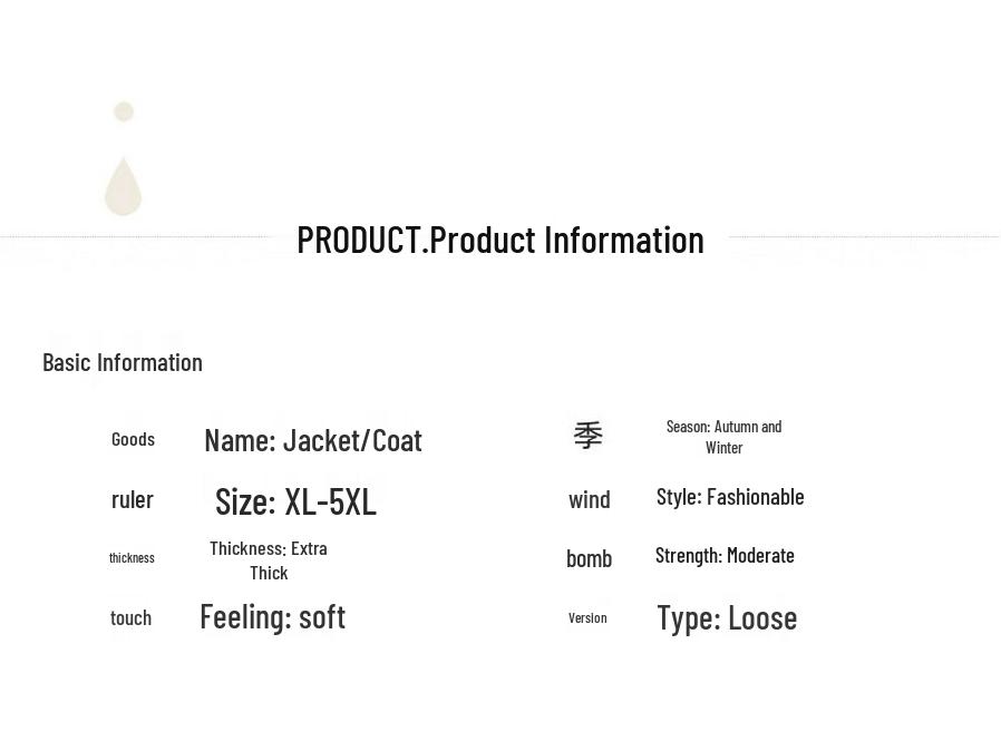 Yalu Warm Floral Winter Coat for Elderly Women