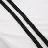 Tuta europea e americana in stile motociclistico a righe a contrasto con collo alto con zip, top casual versatile slim fit da ragazza piccante