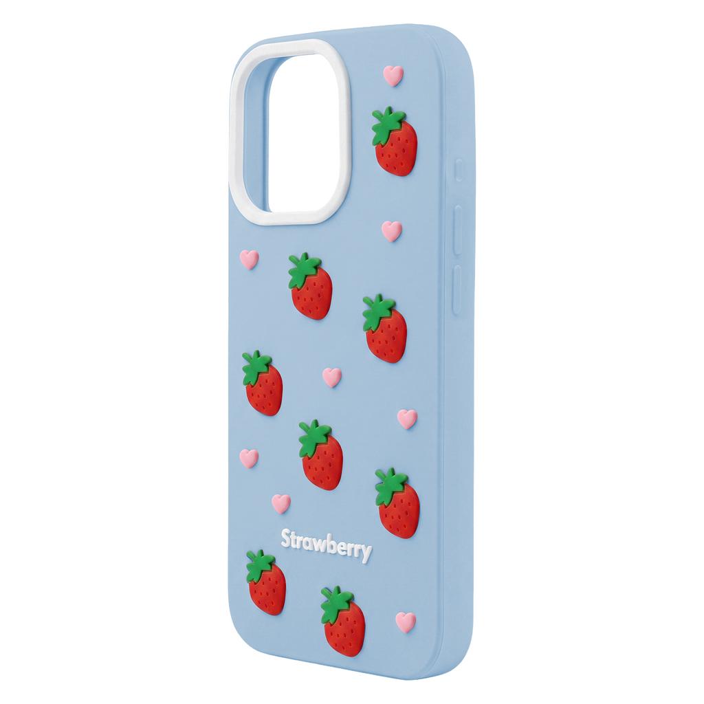 Nakładka Strawberry Do Iphone 17 Pro Max 6,9'' Niebieska