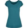 Build Your Brand Womens/Ladies Wide Neck T-Shirt