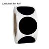 120pcs/roll Blank Label Round Chalkboard Sticker Kitchen Pantry Labels for Canning Spice Jars Reusable Top Sale