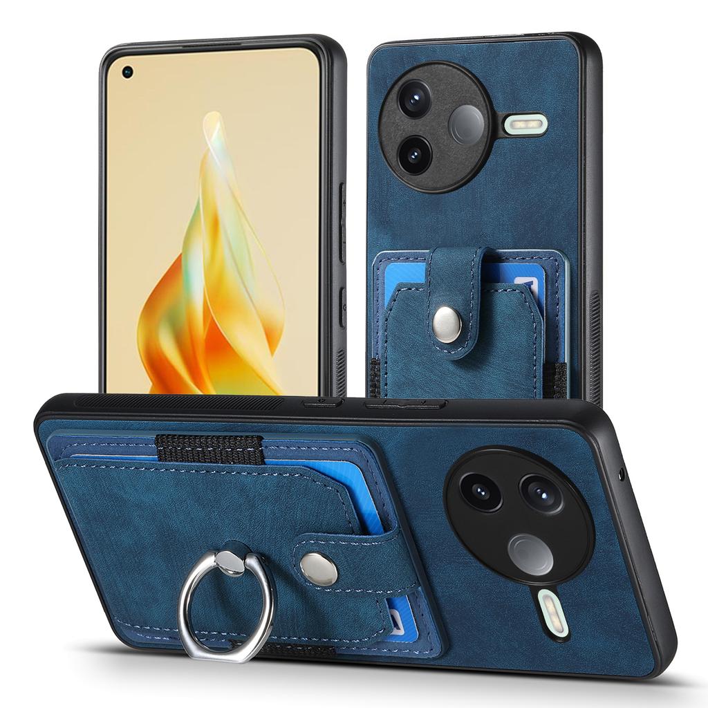 For Xiaomi Poco F7 Pro 5G/Xiaomi Redmi K80 5G Phone Case Leather Back Cover with Card Slots Kickstand