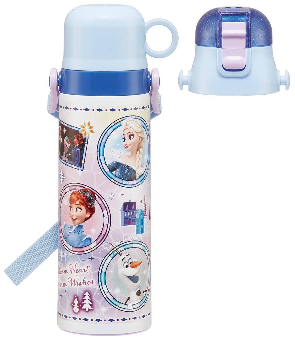 

Skater Stainless Steel Water Direct Drinking from a Disney Style Sports for Kids Bottle, 2-Way, Cup, 580ml/570ml, Bottle, Insulated,