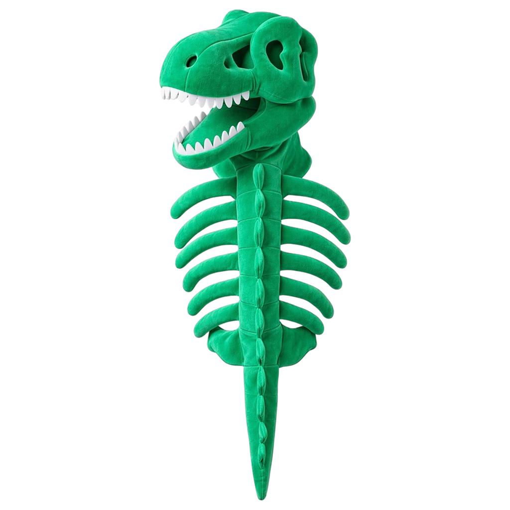 Haustier Dinosaurierskelett Kostüm Katze/Hund Halloween Kostüme Plüsch Dino Skelett Kostüme Halloween Haustier Kapuzen Outfits für Katzen & Hunde