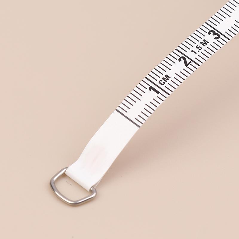 150/60Inch Keychain Tape Measure Portable Retractable Mini Abs Plastic Measure Ruler Centimeter Inch Roll Tape Measuring Tool