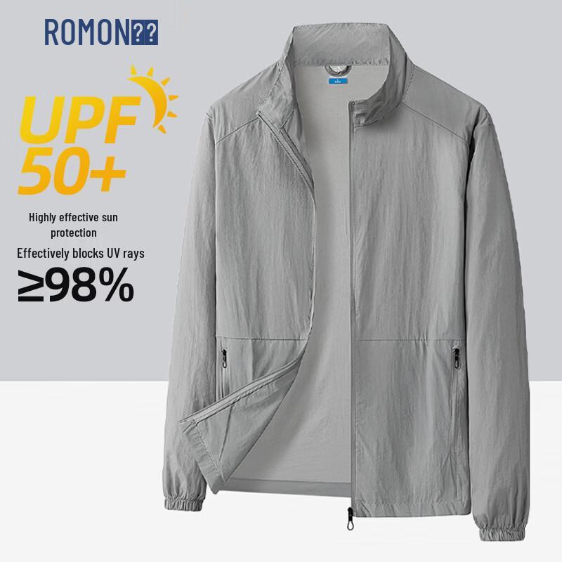Romon Men s Lightweight UPF50+ Sun Protection Fishing Jacket 2XL